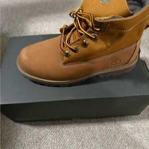 Timberland Kids Brown and Tan Boots